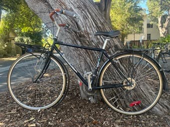 Small 46cm steel Schwinn Cross-Cut commuter/touring bike 1