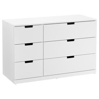 Like New 1. IKEA Nordli 6-drawer dresser 1