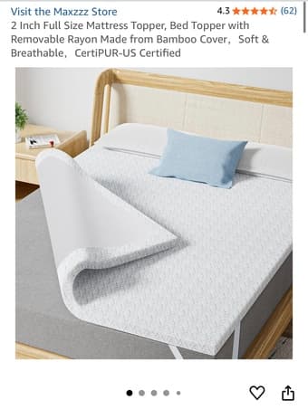 Mattress Topper Full size 1