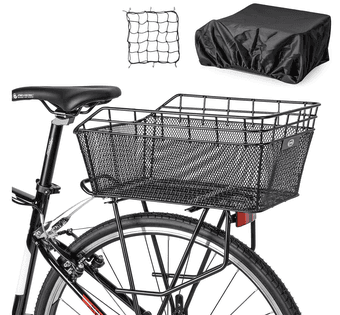 Rear Bike Basket with Net and Cover - BRAND NEW (NEVER BEEN USED) 1