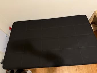 IKEA BALKARP Black Sleeper Sofa 3