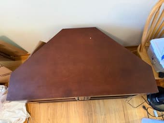 Crate and Barrel Kingston Glass Corner TV Console 3