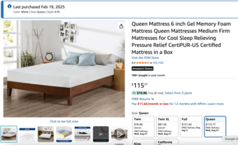 Mattress & Desk Set (Great Condition) 1