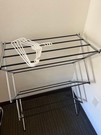 Clothing Rack + 20 Hangers 1