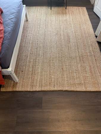 Flatwoven rug natural 5'3 " x 7'7 " 1