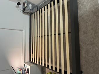 Zinus King bed frame (fitting 2 twin mattress) 1