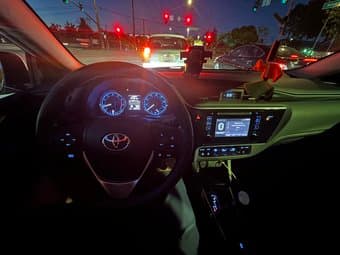 2019 Toyota Corolla LE, 45K, single owner, white 1