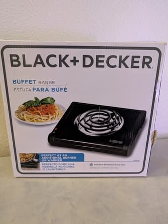 Black+Decker Buffet Range (Electric countertop burner) 1
