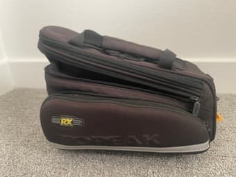 Bike bag with panniers and pedals for sale 1