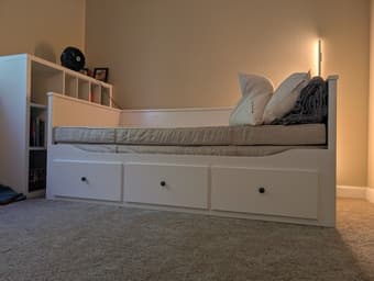 HEMNES White Daybed (Twin/Extendable) 2