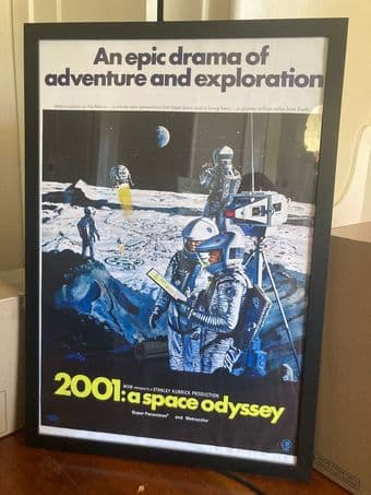 2001: A Space Odyssey Framed Movie Poster 1