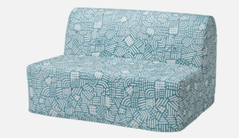 LYCKSELE LÖVÅS sleeper sofa Ransta natural, great for hosting guests 1