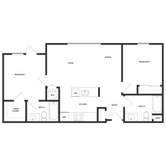 Master Bedroom in 2B2B Luxury Apartment (Middle Plaza) 4