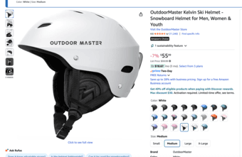 Brand New Skiing / Snowboarding Helmet – $20 1