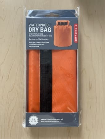 Waterproof Dry Bag Kikkerland CD109-OR (Orange) 1