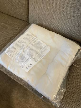 Chair: FALHOLMEN chair with armrests, outdoor with a cushion 4