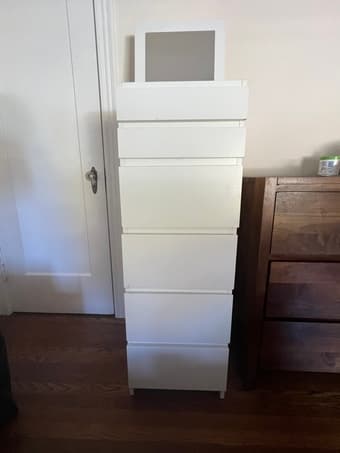 dresser, 48” x 16” x 19”. 1