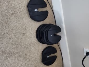 Plate weights (~50 lbs) 1