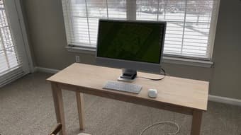 Table: Shaker table 48 in, unpainted wood 2