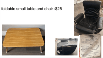 foldable small table and chair 1