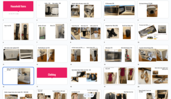 Household Items + Clothing 1