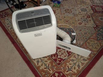Portable Air Conditioning Unit -- Black+Decker BPACT08WT 8000 Btu 1