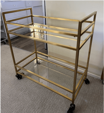 IKEA GROERYD Utility cart, bronze color 1