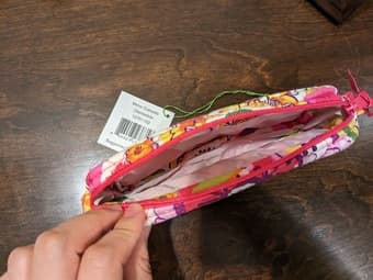 Vera Bradley cosmetics bag with mirror 2