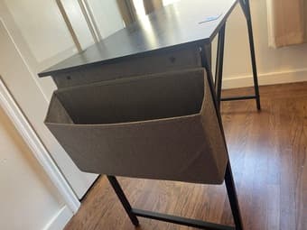 Black Wooden Desk, Like New 2