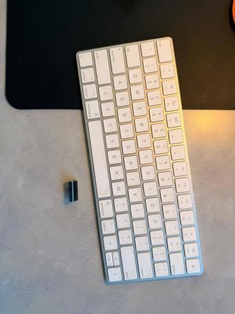 Apple Magic Keyboard + USB-C adapter $50 1