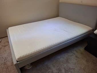 BED frame and mattress 2