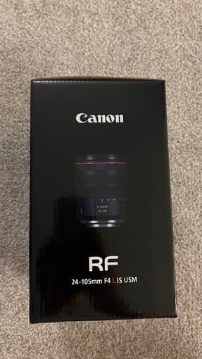 Canon RF 24-105 f4 unused 2