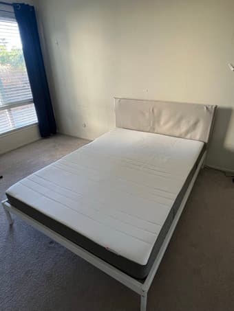 Full Size Mattress with Frame 1