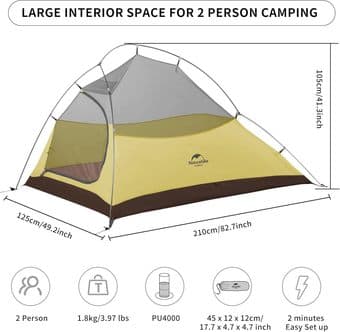 Cloud Up 2 Lightweight Backpacking Tent 2
