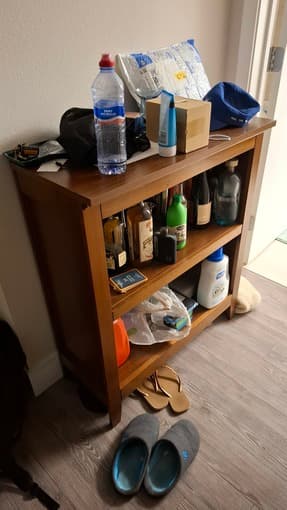 Wooden 3 shelf bookcase/storage unit 2