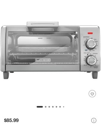 Black decker toaster oven and air fryer 2