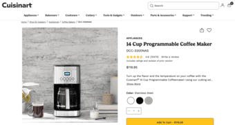 Cuisinart Coffee Maker 3