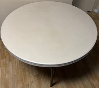 Large folding table 1