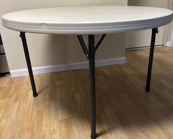 Large folding table 2