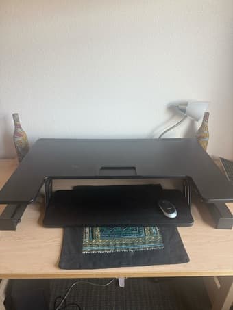 Standing desk converter (Basically new) 2