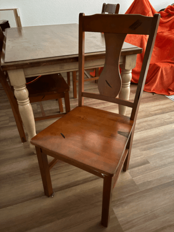 Wood Dining Set (Table + Chairs) 1