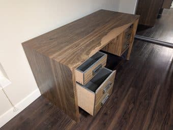 wood desk with drawers for pickup 1