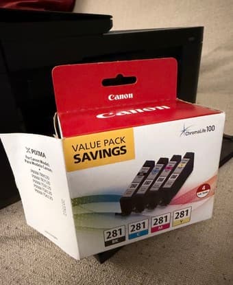 Ink refill for Canon printer (CLI-281) for TR8520, 8620, 9120, 6210 1