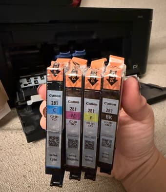 Ink refill for Canon printer (CLI-281) for TR8520, 8620, 9120, 6210 2