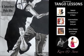 Tango Weekends: Saturday Series (Post Beginner and Intermediate) 1