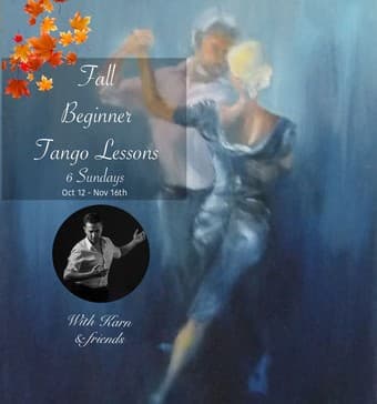 Fall Beginner Tango Lessons: 6 Sundays in Palo Alto 1