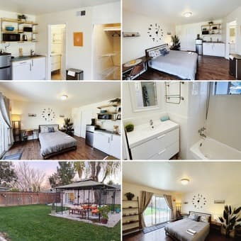 Master bedroom / mini studio with huge backyard 1