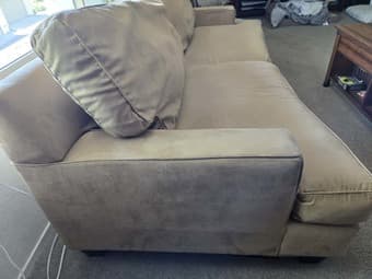 Large beige/tan sofa (San Mateo) 2