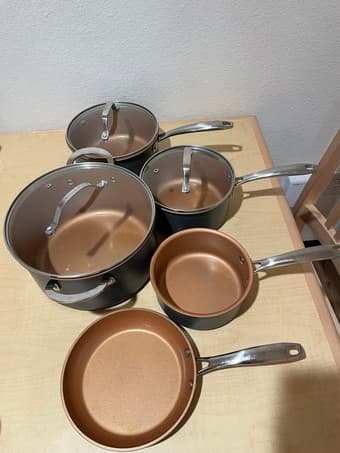 Gotham Steel pots and pans 1
