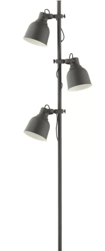 Floor lamp, 3-spotlights, dark gray 2